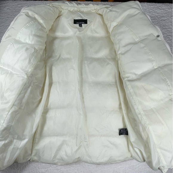 🔥Jones New York Down & Feather Puffer Jacket Winter Coat Women Size Large - Picture 5 of 15